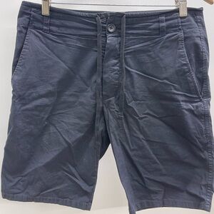 James Perse Black Flat Front Shorts